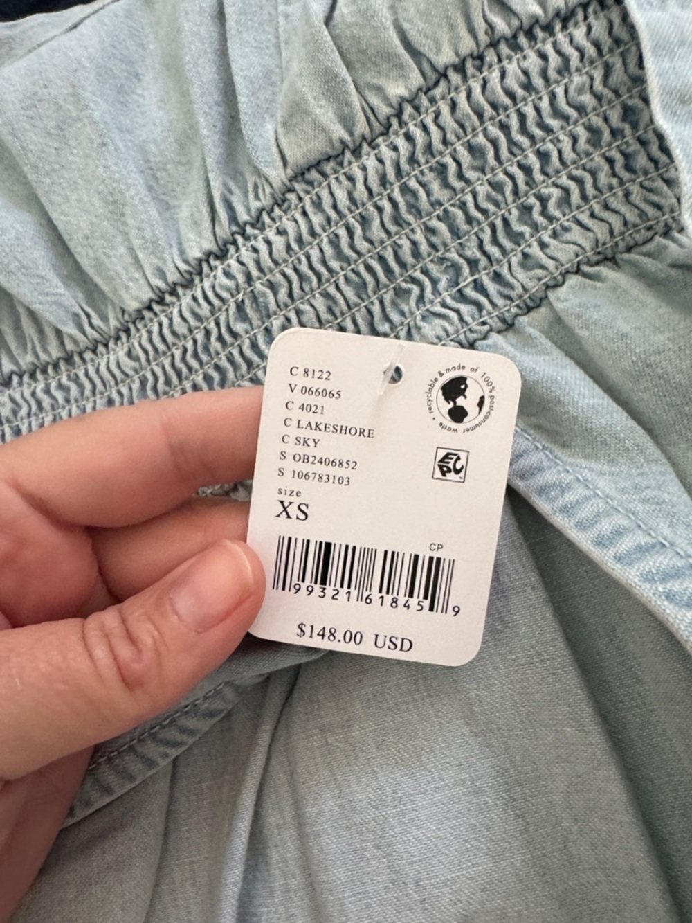 Free People Light Blue Denim Wide-Leg Overalls/Jumpsuit - Picture 9 of 11